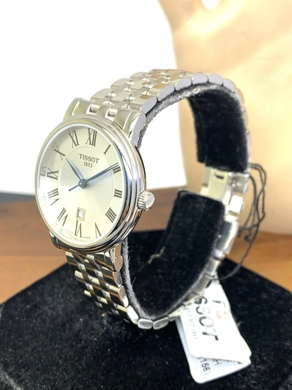 Tissot Women's Watch Swiss Quartz Silver Roman Dial 30mm Steel T1222101103300